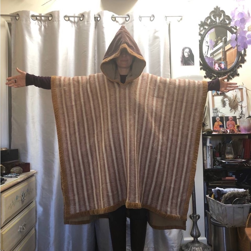 Vintage Alpaca Poncho